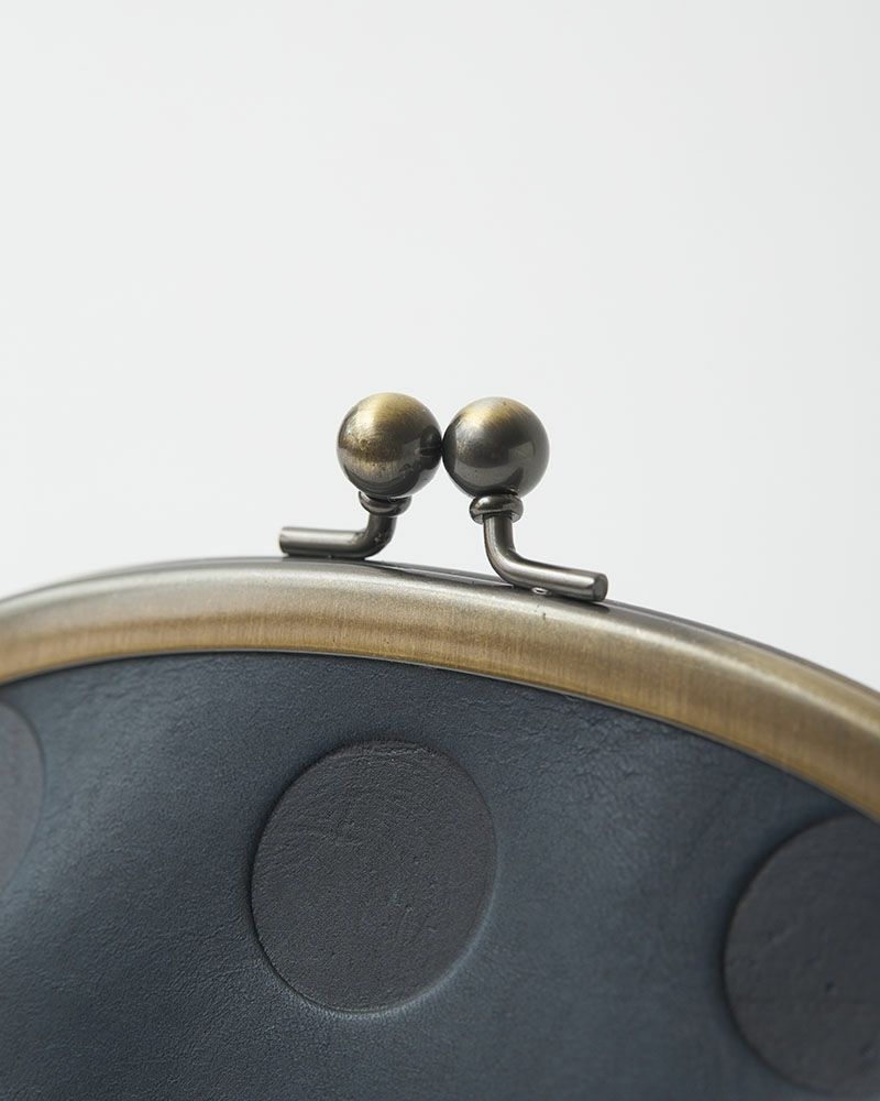 キャンディ アーチがま口ポーチ　　ネイビー