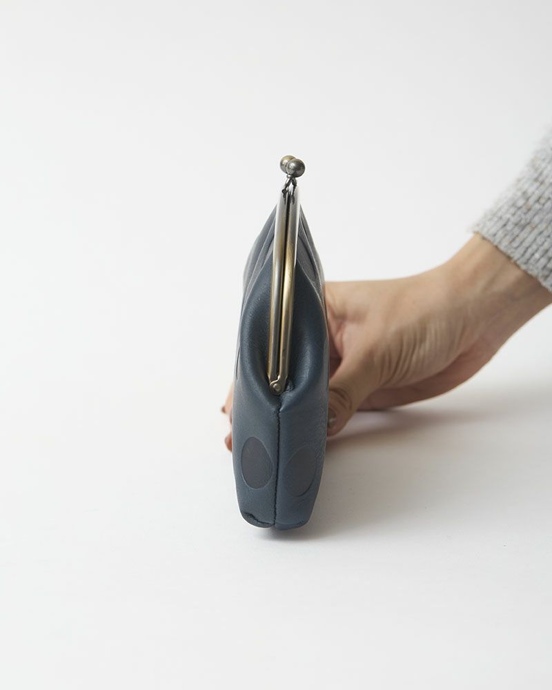 キャンディ アーチがま口ポーチ　　ネイビー