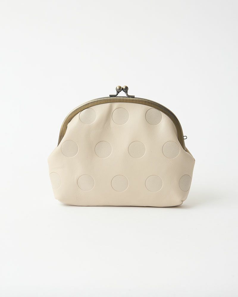 キャンディ アーチがま口ポーチ　　バニラ