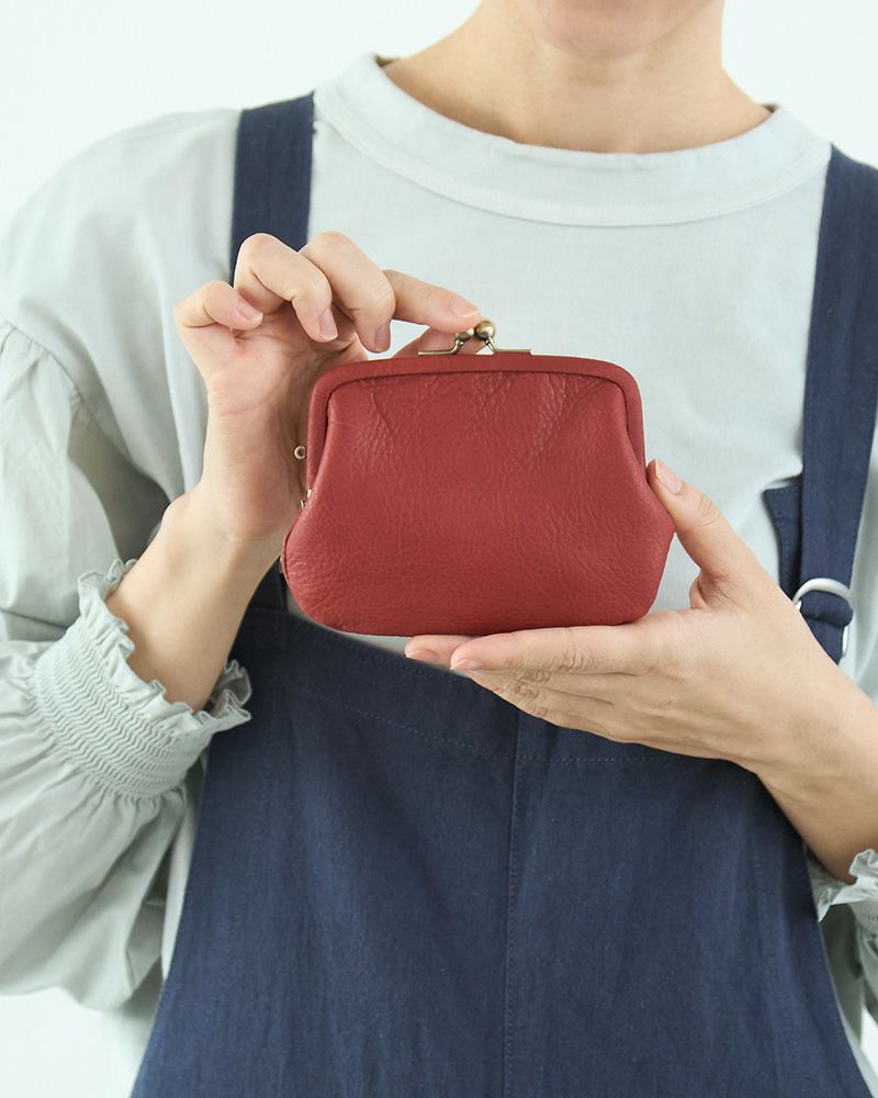 「itsu mono 親子がま口」レッド