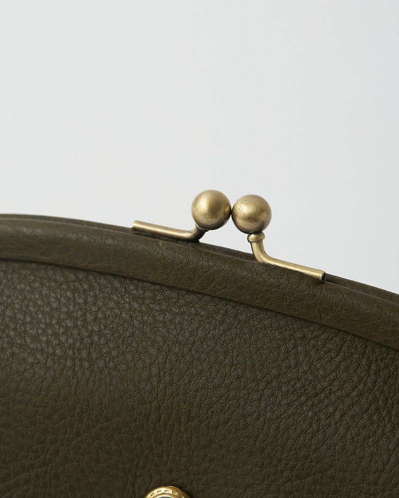 アンティークゴールドの金具「itsu mono ルーフ親子がま口」