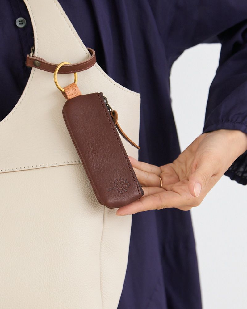 「フリー ミニストラップ」ダークブラウン