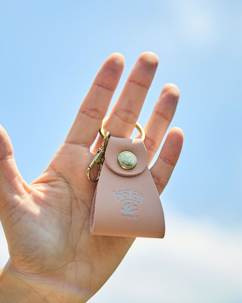 いつも手の中にやさしい質感。Kanmiのboku no キーリングで毎日にぬくもりを。